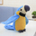 Lodër pelushi papagall Talking Parrot, interaktive, që përsërit zërin, blu e verdhë