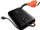 Powerbank Veger 20000mAh, me kabllo të integrume Type C edhe Lightning, PD QC3.0, i zi