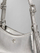 Çantë shpatulle Calvin Klein Metallic Small Shoulder Bag, e vogël, ngjyrë gri metalike