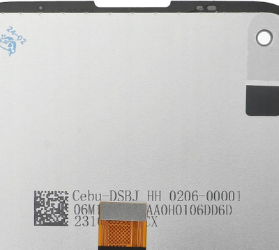 LCD екран FixCell за Motorola G9 Power, OEM, без рамка, црн