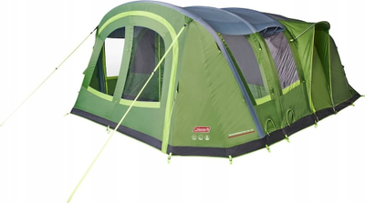 Çadër kampingu Coleman Weathermaster 6 XL, për 6 veta, BlackOut, jeshile