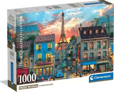 Puzzle Clementoni 39983 High Quality Collection, 1000 copa, 70 cm, shumëngjyrësh