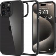 Mbulesë telefoni Spigen Ultra Hybrid për iPhone 16 Pro, mbrojtje hibride, Matte Black