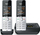 Безжичен телефон Gigaset COMFORT 500A Duo, DECT аналоген, телефонска секретарка, црно-сребрен