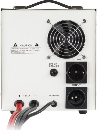 Invertor furnizimi KEMOT PROsinus-1200, 1200W, 12V në 230V, i bardhë