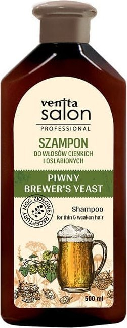 Shampo flokësh VENITA Salon Professional Beer, për flokë të holla dhe të dobëta, 500 ml
