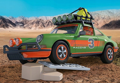 Set lodrash Playmobil 71436 Porsche 911 Carrera RS 2.7 Off-Road, 47 copa, jeshile portokalli