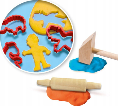 Set plasteline SES Creative My First Dough Mega Set, me mjete, shumëngjyrësh