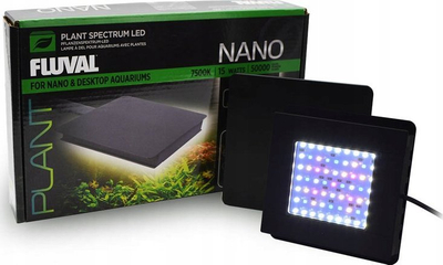 Dritë LED për akuarium Fluval Plant Nano, 15W, Bluetooth, e zezë