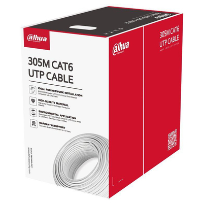 Kabllo rrjeti UTP CAT6, bakër pa oksigjen, PoE, 305m