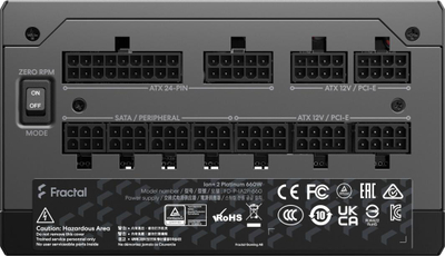 Burim energjie Fractal Design Ion+ 2 Platinum FD-P-IA2P-660-EU ATX, 660W