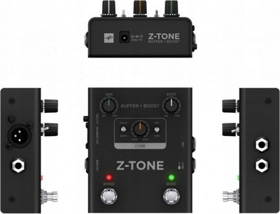 Pedal preamp DI për kitare IK Multimedia IP-ZTONE-BB, multi efekse, i zi