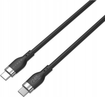 Kabllo USB C HYPER HyperJuice 240W, 2m, silikon, i zi