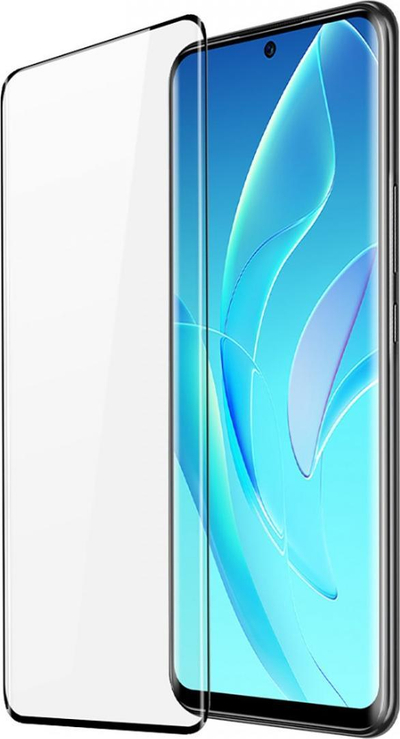 Mbrojtës ekrani Dux Ducis Curved Glass për Honor 60 Pro, xham i fortë 9H, me kornizë të zezë