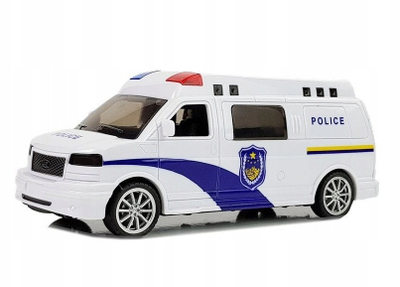 Lodër makinë ambulancë Stretch, me drita, me tinguj, shumëngjyrëshe