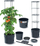 Vazo për domate Prosperplast Tomato Grower IPOM350, me mbështetëse, plastike, e kuqe