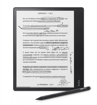 Електронски читач Kobo Elipsa 2E, 10.3\", 32GB, црн