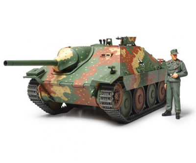 Maket tanku Tamiya 300035285, shkalla 1:35, shkatërrues gjerman, kamuflazh me shumë ngjyra