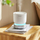Lagështues ajri smart Govee H7162, 0.3L, ndriçim RGB, i bardhë