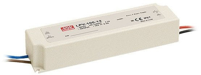 Driver LED Mean Well LPV-100-24, 24V, 100.8W 4.2A, IP67