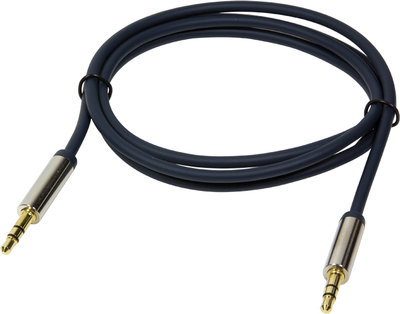 Kabllo audio LogiLink CA10030, Jack 3.5mm në 3.5mm, 0.3m, blu