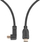 Kabllo HDMI TB V2.0, 1.8 m, këndore, e zezë