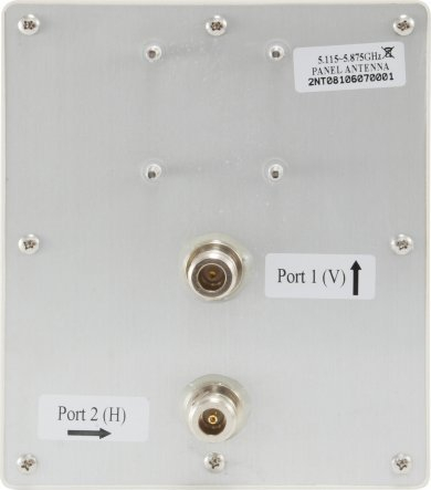 Antena panel LevelOne, 15dBi, 5GHz me dy polarizime, gri