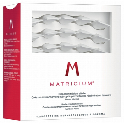 Ampula për rigjenerim të lëkurës Bioderma Matricium, 30 x 1 ml
