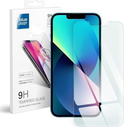 Qelq mbrojtës Blue Star për iPhone 13 13 Pro 14, 9H, 0.3mm, transparent