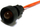 Dritë sinjalizuese LED Klp 10O, 10 mm, 230V, portokalli