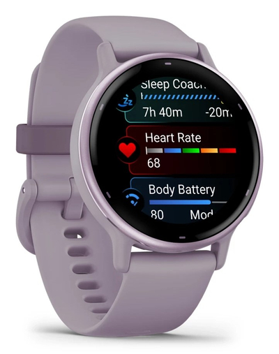 Ora inteligjente Garmin vívoactive 5, AMOLED, 5 ATM, ngjyrë vjollcë