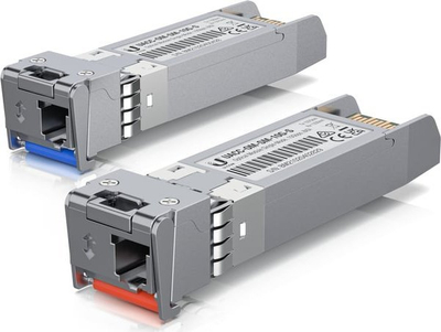 Modul optik Ubiquiti 10G SFP+, bidirectional, single mode, paketë 20 copë