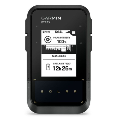 GPS dore Garmin eTrex SE Solar me HRM Dual, Bluetooth, IPX7, ngjyrë zi-gri