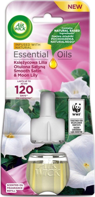 Rimbushje aromatizues elektrik Air Wick Moon Lily Wrapped In Satin, 19ml