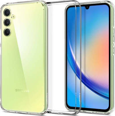 Kapak telefoni Spigen Ultra Hybrid Galaxy A34 5G, transparent, TPU