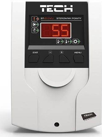 Kontrollues pompe Tech ST-21 DHW, për ujë të ngrohtë sanitar, i bardhë