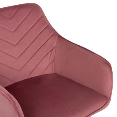 Kolltuk Latrell 55x57x84Hcm (HM8582.02), rozë/ zezë