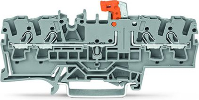 Bllok terminali Wago 2002-1871, 2.5mm², 4 përçues, gri