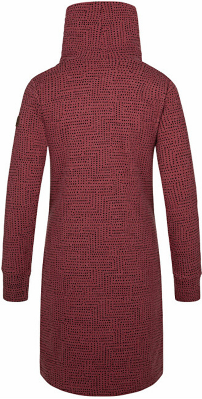 Fustan LOAP Ebunka, i kuq/burgundy