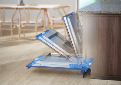 Lavastovilje e integrume Electrolux KEQC3100L, 45cm, 10 sete, e bardhë