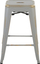 Set stolash bari CABRILLO, metal, 2 copë, argjend