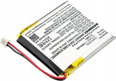 Bateri rikarikuese Cameron Sino SWXH003SL, 1000mAh, 3.7V Li Polymer