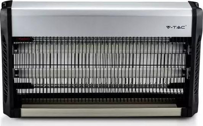 Llambë UV kundër insekteve V-Tac 11181, 30W, 100m², ngjyrë argjendtë me të zezë