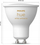 Llambë smart Philips Hue White Ambiance GU10, 5.2W, Bluetooth Zigbee, e bardhë, set 3 copë