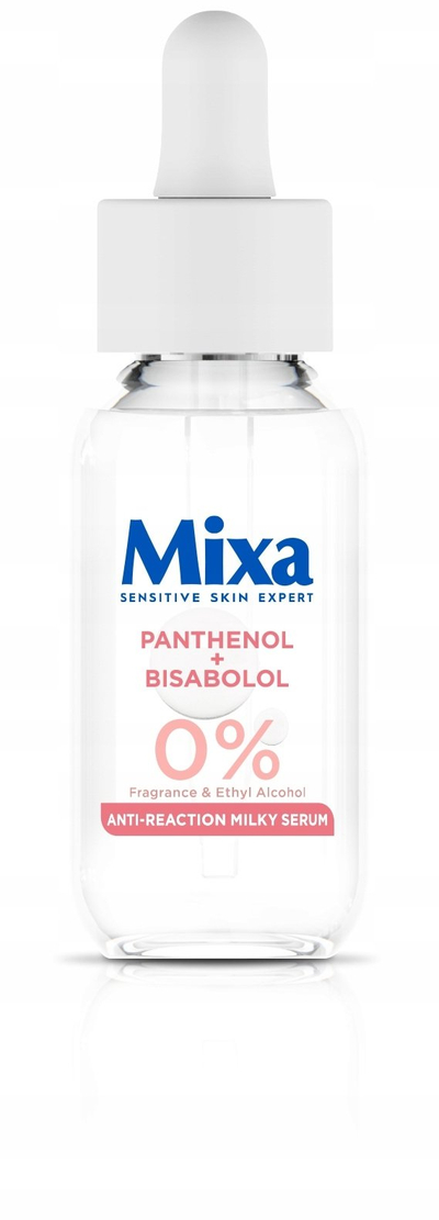Serum fytyre Mixa Anti-Reaction, me panthenol dhe bisabolol, 30 ml, i tejdukshëm