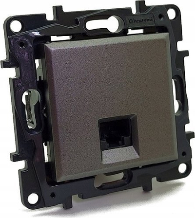 Prizë rrjeti Legrand Niloe Step RJ45, Cat 5e UTP, steel