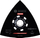 Plato bluarëse Bosch Expert MAVZ 116 RT2, granulim 20, Starlock Max, e zezë