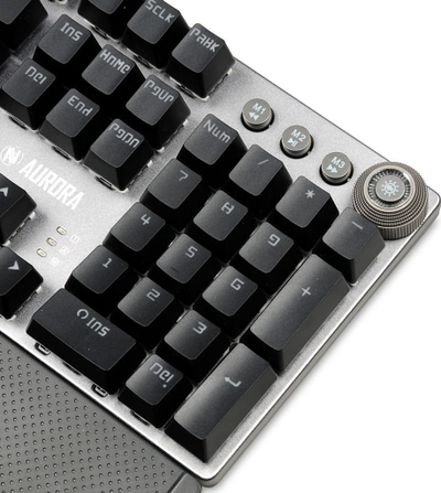 Tastierë iBOX Aurora K-3, USB, e hirtë