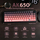 Tastierë mekanike AJAZZ AK650 Joint, RGB, hot swappable, e zezë