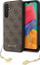 Kuti mbrojtëse Guess 4G Charms Collection për Samsung Galaxy S23 FE, kamosh, kafe